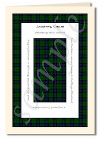 tartan greeting cards